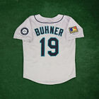 Jay Buhner 1994 Seattle Mariners Men's Road Grey Jersey w/ MLB 125th Patch
