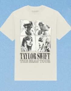 New OFFICIAL  Taylor Swift FOLKLORE T Shirt MEDIUM TS Concert T shirt