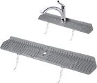 Kitchen Faucet Sink Splash Guard Silicone Drain Pad Water Catcher Tray Slip Mat