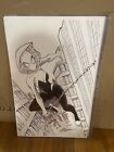 Scott Hanna Original Comic Art Sketch ~ Spider-Gwen signed by artist Rare!!