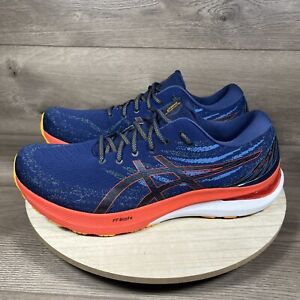 ASICS Gel-Kayano 29 Running Shoe Deep Ocean Blue Red 1011B440 Mens Size 15 (104)