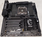MSI X99A GODLIKE GAMING Intel LGA2011-v3 DDR4 eATX Motherboard FOR PARTS!