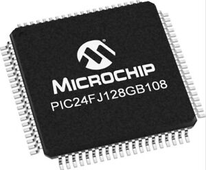 MICROCHIP PIC24FJ128GB108-I/PT Lot of 119 128KB 80PIN 16-bit 3.6v Device/HST/OTG