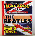 KARAOKE CD+G CHARTBUSTER  THE BEATLES #5132 NEW IN SEALED CASE 3 CDS w/song list