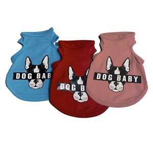 PETnSport Pet Doggie Summer Vest T-Shirt Small Dog Clothes Soft & Breathable 10