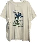 Sonoma Joshua Tree National Park Tee Shirt Womens Plus Size 4X Ivory Green NWT