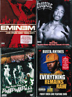 Lot of 4 Rap Music DVD Eminem Live From NY Snoop Dogg Puff Tupac Busta Rhymes