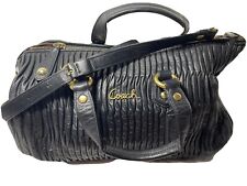 coach handbags black preowned, nice looking bag.
