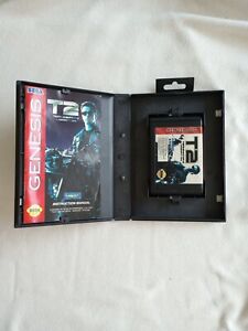 New ListingT2: Judgment Day (Sega Genesis, 1993) Complete With Manual Tested