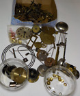 VTG LOT OF CLOCK REPLACEMENT PARTS DIAL MOVEMENT MAINSPRING DIAL CLOCKMAKER #5