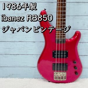 Used 1986 Ibanez RB850 Roadster 2 MIJ Vintage Bass Red HH Made in Japan 3.5kg