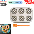 Donut Mold Cake Pan 6 Cavity Non Stick Hole Pan Carbon Doughnut Baking Pans Carb