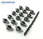 Stainless Steel Roller Rocker Arms for Chevy SBC 350 1.6 Ratio 7/16'' Set + Nuts
