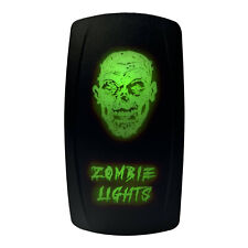 ON/OFF Zombie Face Toggle Switch Single Pole Single Throw Green