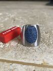 NWT Miss Sixty - Denim Stainless Steel Ring Size 8.5 MSRP $99 #2102
