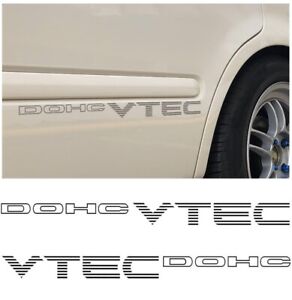 DOHC Vtec Sticker 92-00 Honda Civic Si Die Cut Vinyl OEM 1.2
