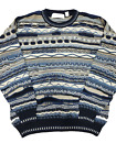 Vintage 90's John Ashford Multicolor Crewneck Sweater L Large Unisex
