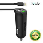iOttie RapidVolt Mini Car Charger with Lightning Cable