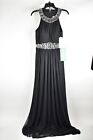 Black Silver Formal Evening Dress, Size 12, New with Tags, Originally $120