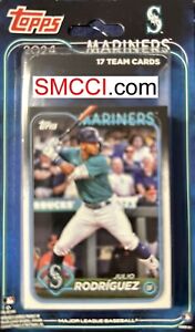 Seattle Mariners 2024 Topps Factory Team Set Julio Rodriguez and 5 Rookie Cards