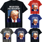Donald Trump Mug Shot Wanted For U.S. President 2024 Men T-Shirt