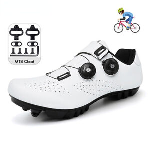 MTB Bike Shoes Men Road Bike Shoes with SPD Cleats Self-Locking Bicycle Sneaker