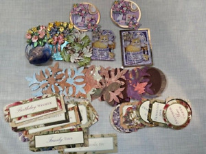 Lot of 70 Misc Scrapbook / Cardmaking Embellishments New without box
