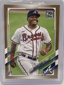 Christian Pache RC 2021 Topps Series 1 Gold Parallel #/2021 SP