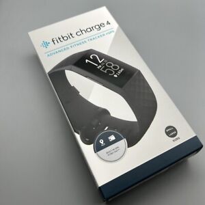 Fitbit Charge 4 FitnessTracker GPS Heart Rate Monitor Small & Large Sealed-Black