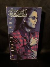 Ozzy Osbourne Don't Blame Me VHS 1991  Sony Music Video Used