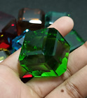 Natural 180.85 Ct Brazilian GREEN Topaz Cube CUT Loose EGL Certified Gemstone