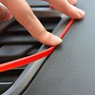Red Car Interior Accessories Door Gap Edge Line Molding Trim Strip Decor For 5M (For: More than one vehicle)