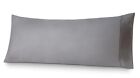 Long Body Pillow Cover 20x54 Body Pillow Cases Soft Brushed Microfiber Envelo...