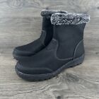 Khombu Addison Womens Ankle All-Weather Winter Boot Size 7 Black Water Repellent