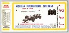 1970 Michigan International Speedway USAC Twin 200's Ticket Stub - Race Racing