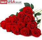 20× Red Silk Roses Artificial Flowers Realistic Bouquet Home Decor Romantic Gift