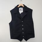 Schaefer Outfitter Vest Men's Large Black Made In USA Style 805 Wool