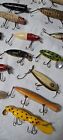New ListingVINTAGE WOOD FISHING LURES - 60+pcs. HEDDON DOWAGIAC, SOUTH BEND Red Eye Muskie