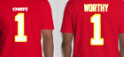 Xavier Worthy Jersey shirt Chiefs shirt t-shirt fan gear