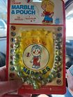 Rare Vintage 1970s Imperial Lil Champ Marbles & Pouch toy  sealed