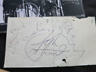 THE WHO SIGNED PAGE BY 3 + ROGER EPPERSON COA!! PETE TOWNSHEND ROGER DALTREY