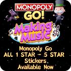 Monopoly Go! All Stickers Available⚡Fast delivery⚡Cheap - Making Music