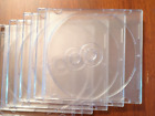 STANDARD Clear CD Jewel Case Lot of 4 new