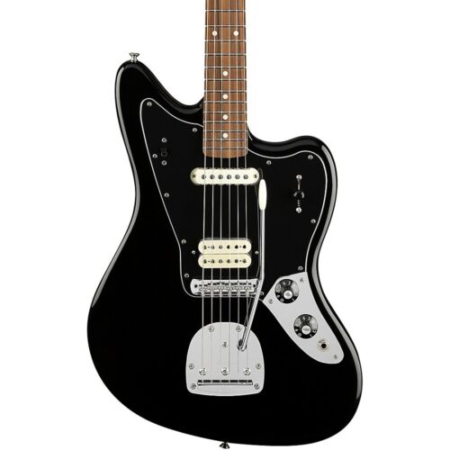 Fender Player Jaguar Pau Ferro Fingerboard Electric Guitar Black 197881127664 RF