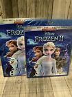 ☃️ Frozen 2 II Disney Blu ray +DVD + Digital Code W/SLIPCOVER 🆕
