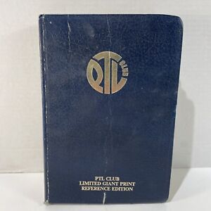 1972 PTL Club Reference Edition Giant Print Bible  King James Version