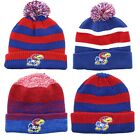 Fan Favorite Men's Beanie NCAA Kansas University Jayhawks Winter Hat Knitted Cap