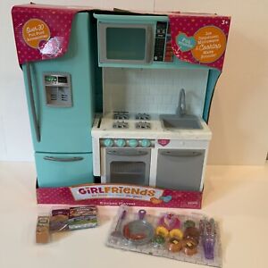 GirlFriends My Life Kitchen Doll Playset 30+ Food Accessories Sounds Work (Used)