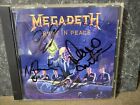 Megadeth CD Autographed Rust In Peace