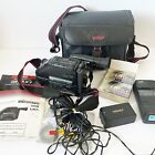 JVC GR-AX7 Compact VHS-C Video Movie Camera Camcorder Bag and Manual TESTED READ